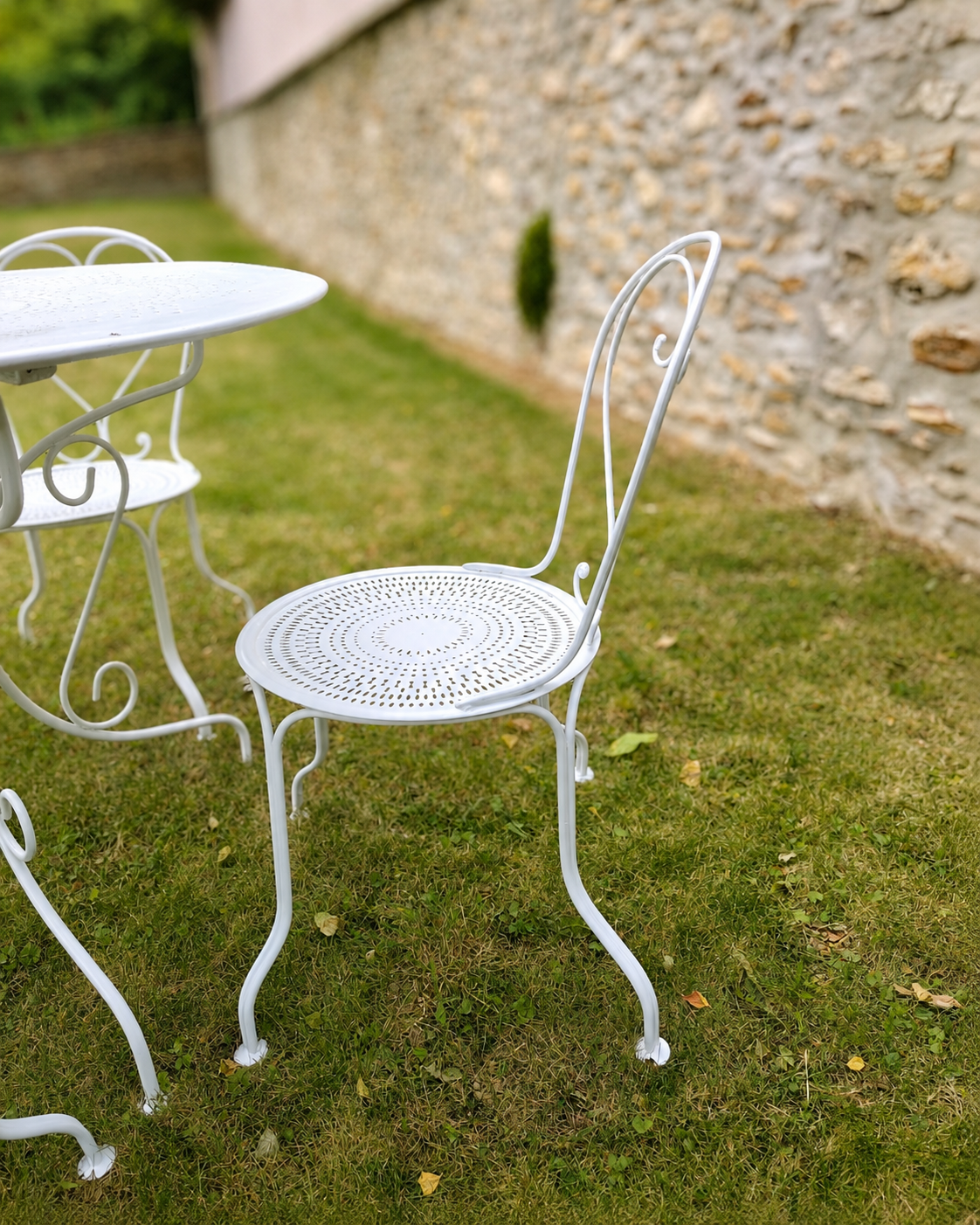 Salon de jardin en fer forgé