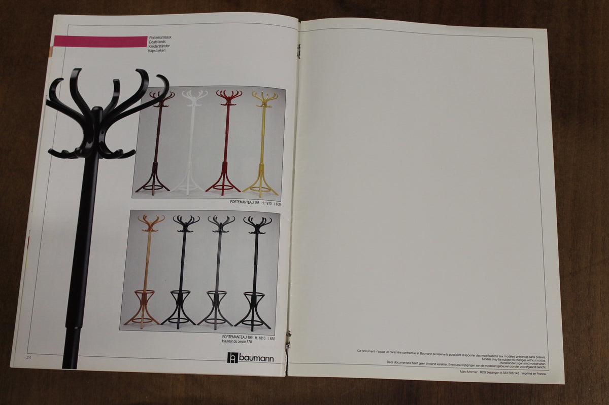 Page du catalogue 1988 Baumann