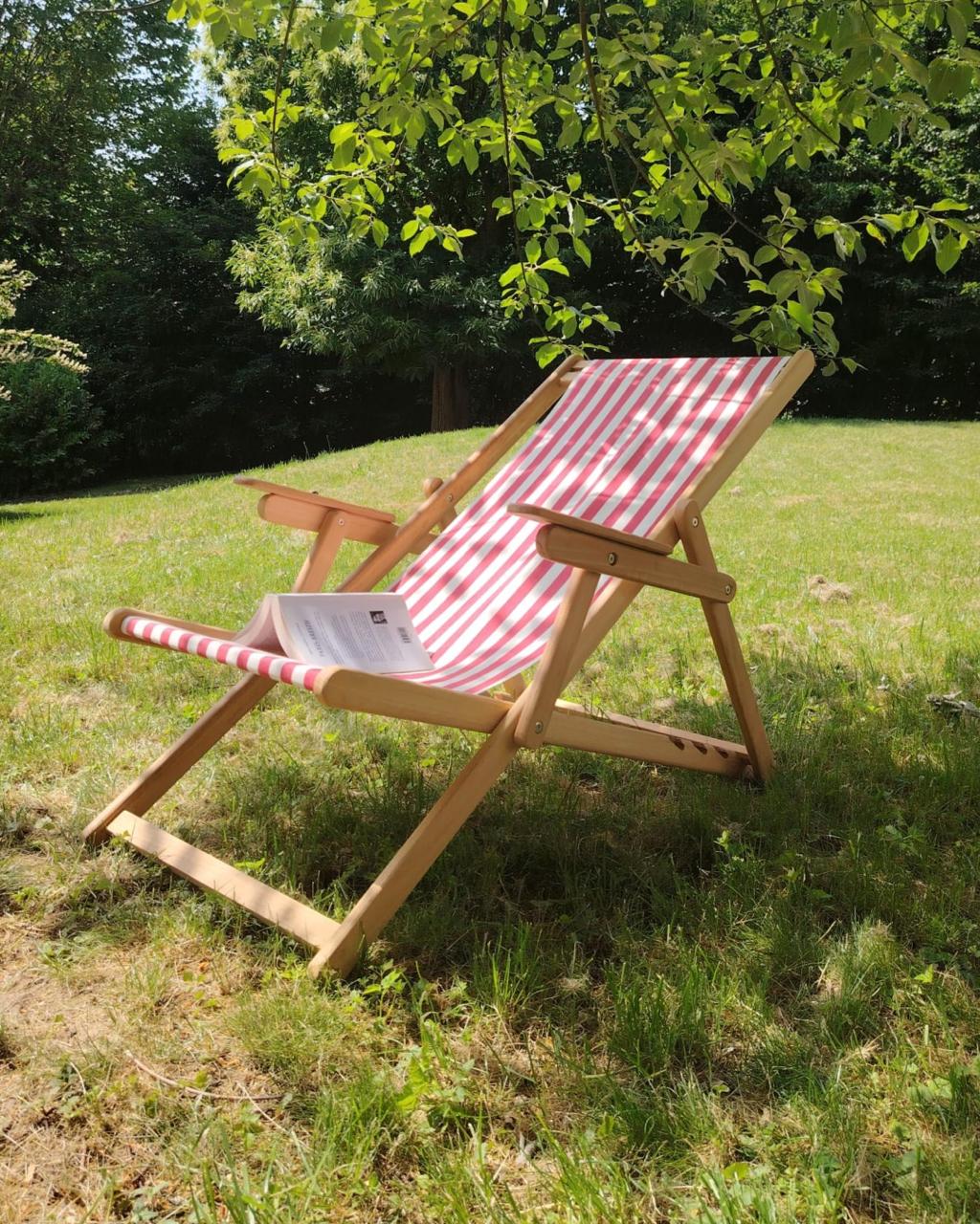 Chaise chilienne dans un jardin calme